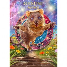 STEVE SUNDRAM MAXI GREETING CARD Gemini-Quokka